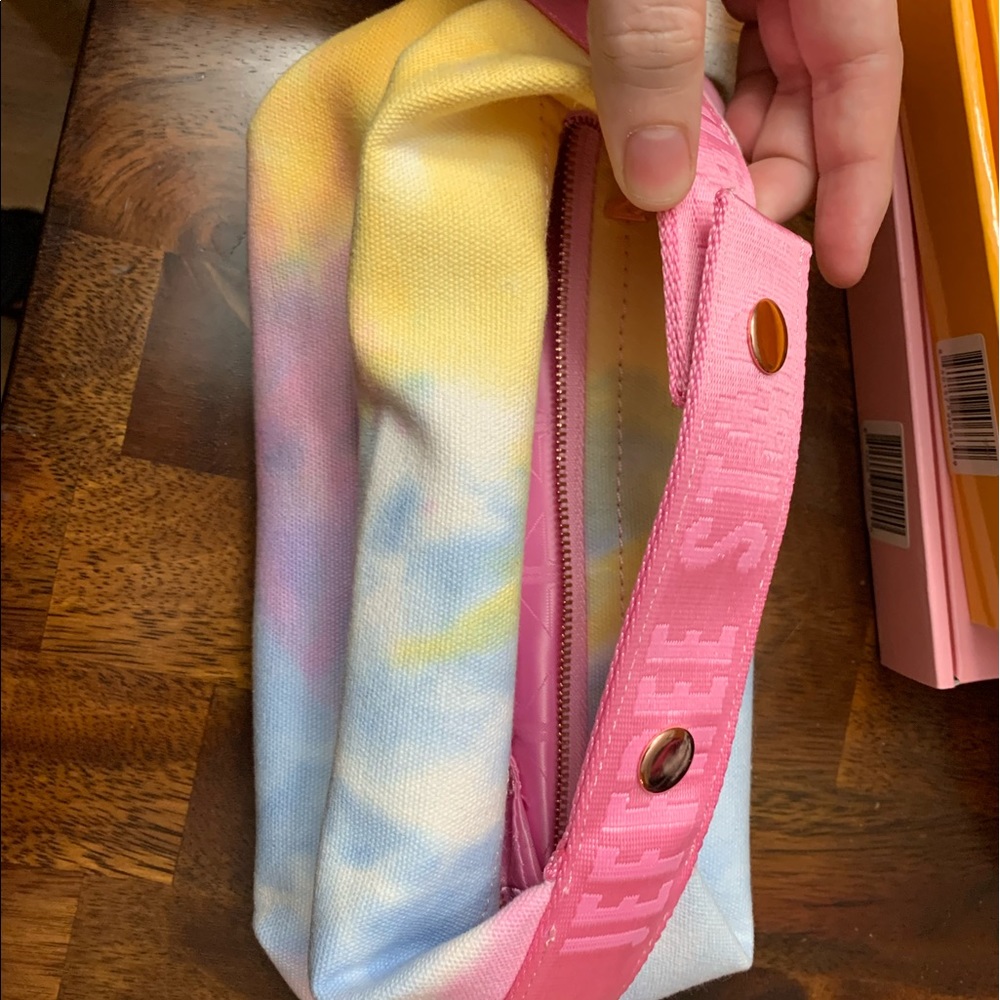 Tie dye makeup bag